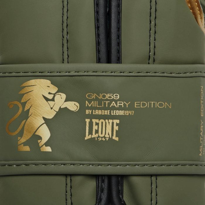 Боксерські рукавички Leone GN059D Black/Gold 12 унцій (GN059D_Bl/Gold_12oz) зображення 7