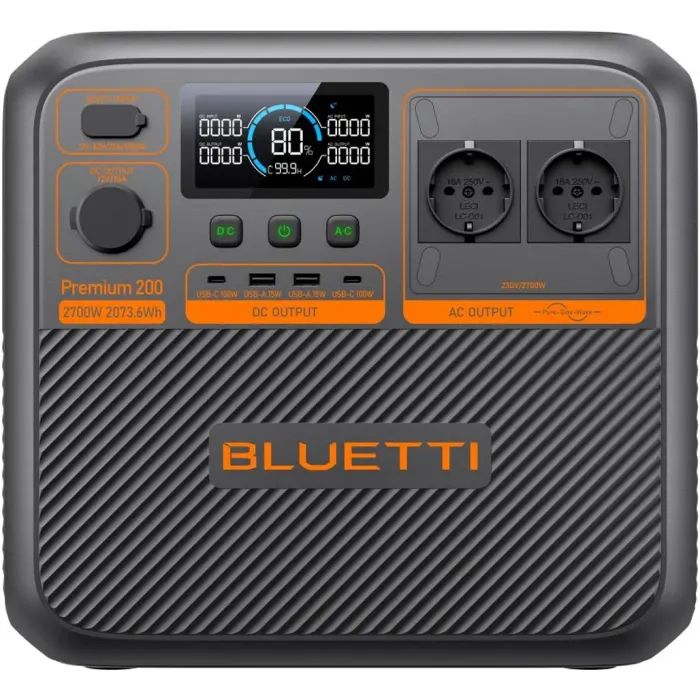 Зарядна станція BLUETTI PREMIUM 200 V2 2700W (PREMIUM 200 V2) зображення 3