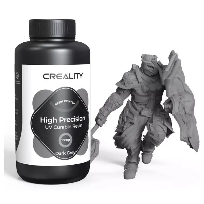 Фотополимерная смола Creality Resin, LCD 8K High Precision 1кг, dark gray (3302190004)