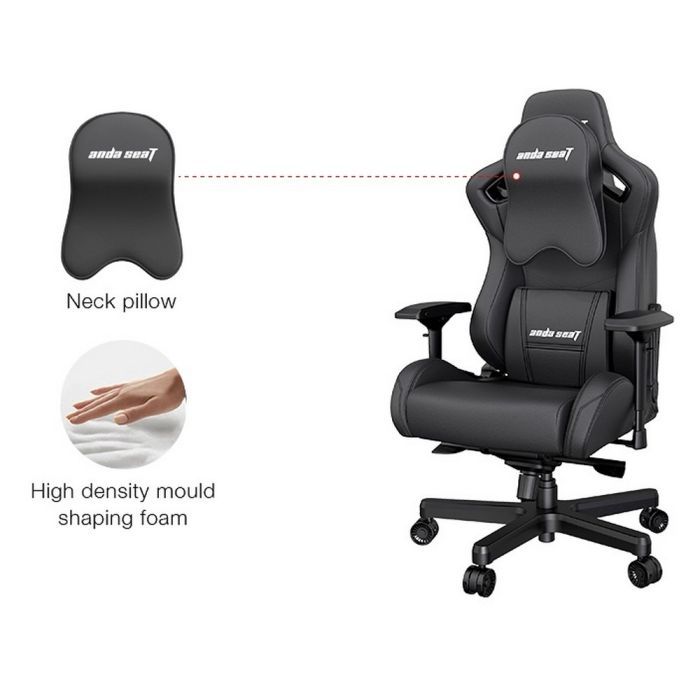 Подушка для кресла Anda Seat Kaiser 2 Black (AC-AD12XL-07-B-PV-NPXL) изображение 4