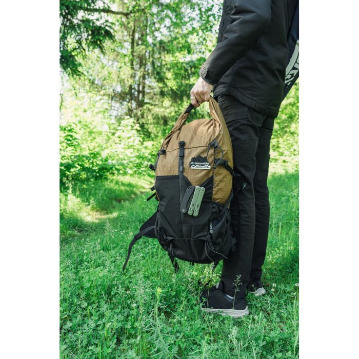 Рюкзак туристический Naturehike CNK2300016, 30+5 л, коричневий (6976507661133) изображение 18