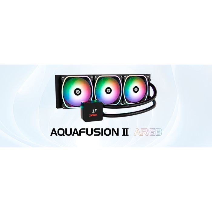Система жидкостного охлаждения Enermax Aquafusion II 360 ARGB (ELC-AQFS360-SQA) изображение 4