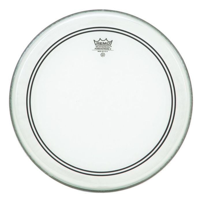 Пластик для барабана Remo Powerstroke 3 Clear 22" (209322)