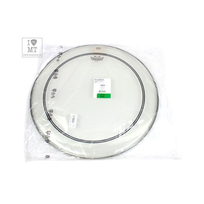 Пластик для барабана Remo Powerstroke 3 Clear 22" (209322) зображення 4
