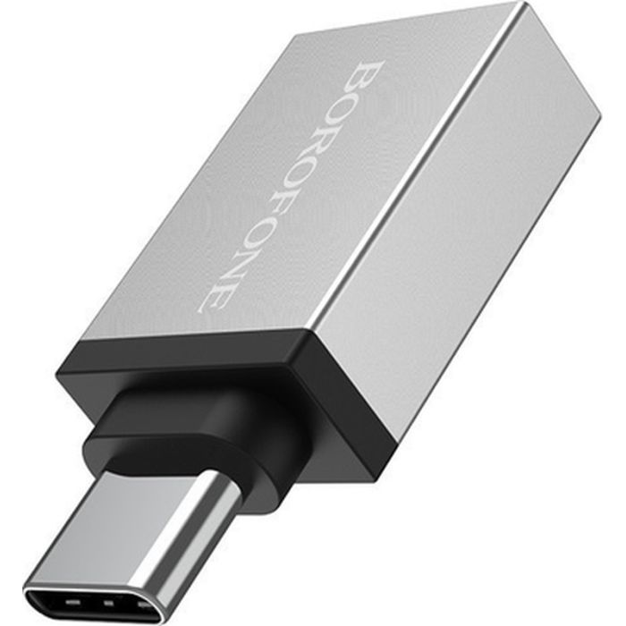 Перехідник OTG USB 3.0 AF to USB-C BOROFONE (6957531090328) зображення 4