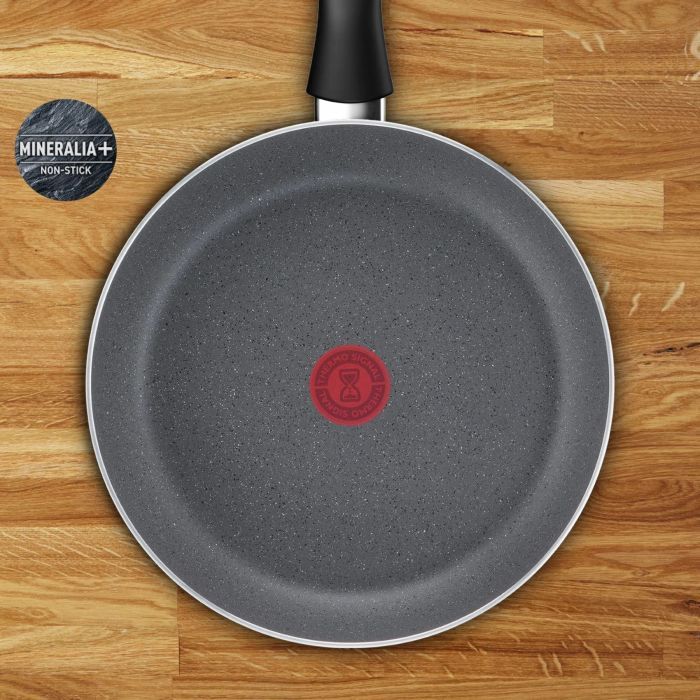 Сковорода Tefal Hard Stone 20 см, алюміній, бакеліт, сірий (D4560253) зображення 4