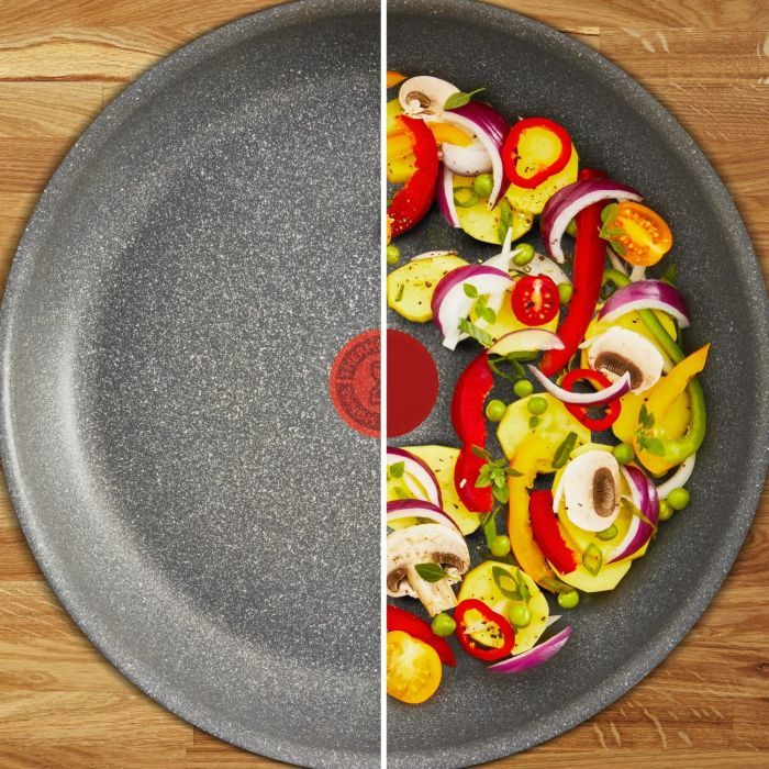 Сковорода Tefal Hard Stone 20 см, алюміній, бакеліт, сірий (D4560253) зображення 6