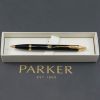 Ручка шариковая Parker IM Black GT BP Герб Украины (22032_T005y) изображение 4