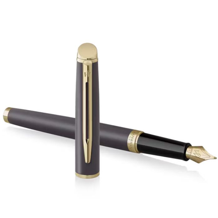 Ручка пір'яна Waterman HEMISPHERE Metallic Lava Black GT  FP F (12 090) зображення 3