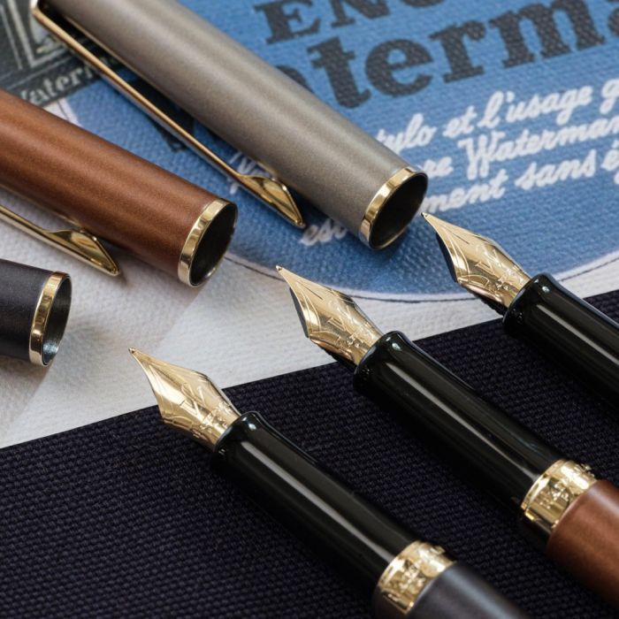 Ручка пір'яна Waterman HEMISPHERE Metallic Lava Black GT  FP F (12 090) зображення 8