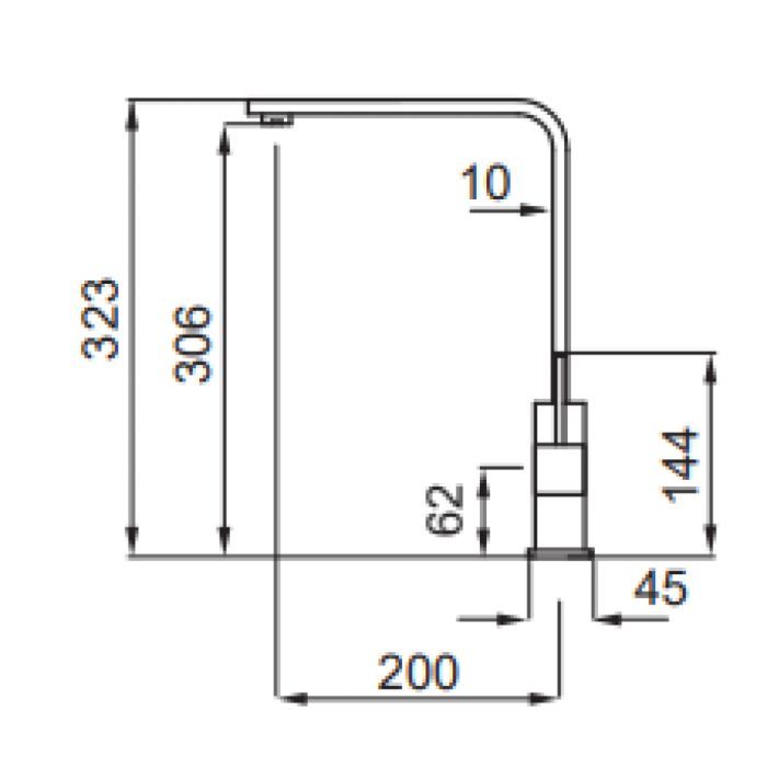 Змішувач Elleci IXORA INOX зображення 2