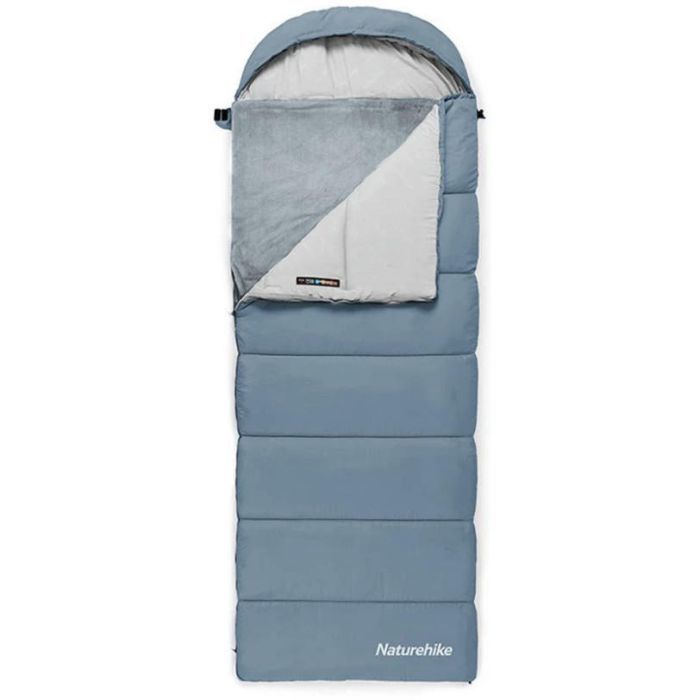 Спальный мешок Naturehike з підігрівом BE400 CNK2300SD021, лівий, сірий (6976507667272)