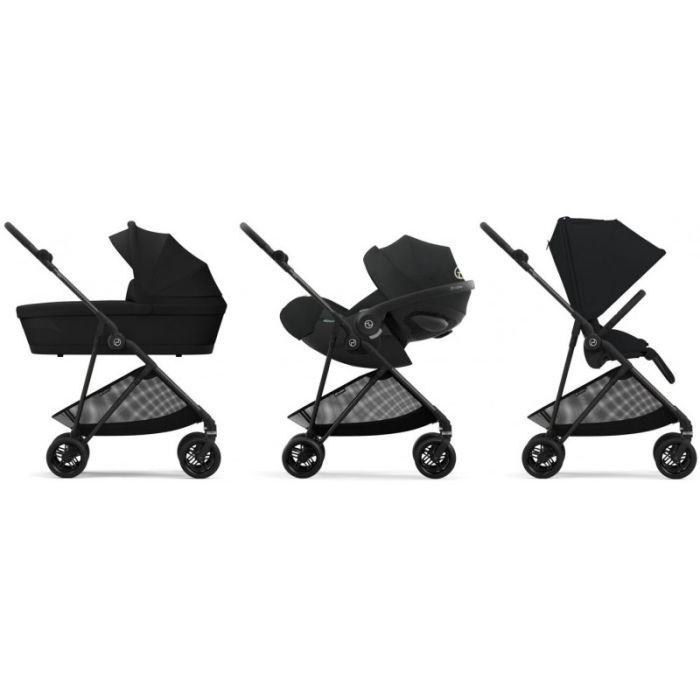 Коляска Cybex Melio Carbon Fog Grey (з бампером) (525000043) изображение 9