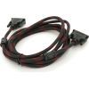 Кабель мультимедийный DVI M to DVI M 3.0m 24+1pin black/red Merlion (YT-DVI(M)/(M)NY/RD-3.0m) изображение 2