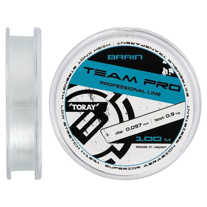 Леска Brain Team Pro 100m 0.11mm 1.2 kg (1858.26.92)