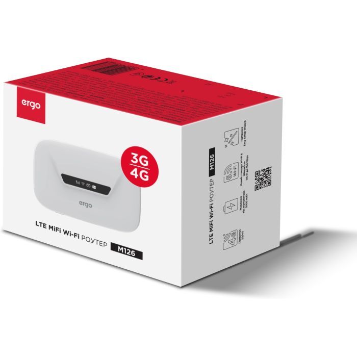 Мобильный Wi-Fi роутер Ergo M126 изображение 6