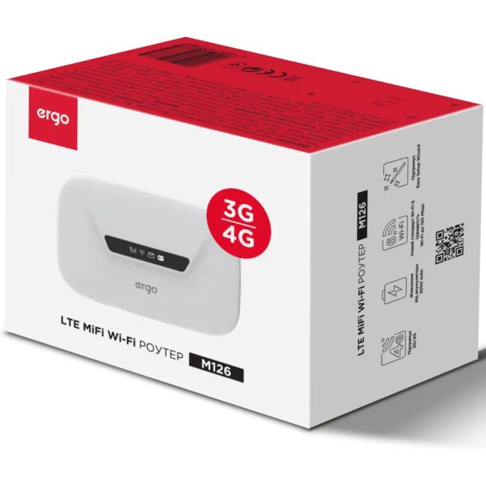 Мобильный Wi-Fi роутер Ergo M126 изображение 6