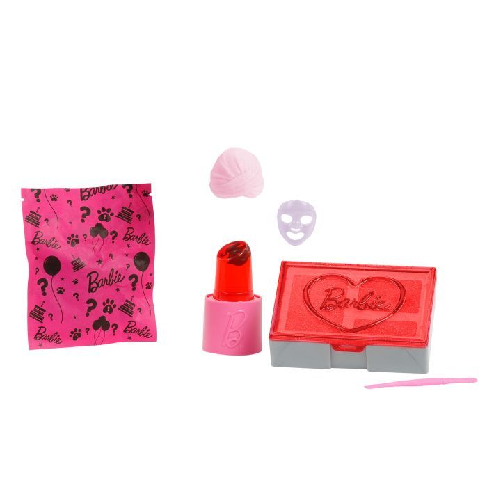 Кукла Barbie Party unboxed в розово-красных тонах (JFY68) изображение 3