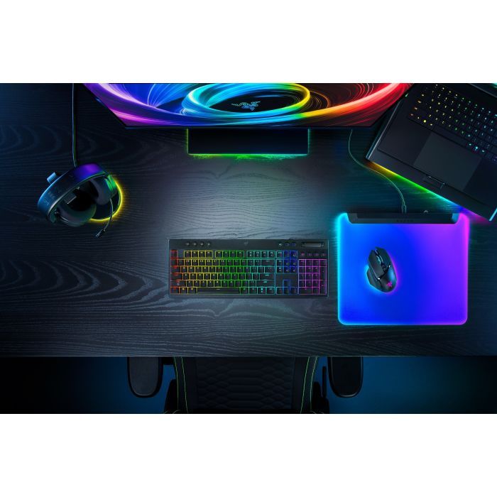 Клавиатура Razer BlackWidow V4 Low-Profile Wireless/Bluetooth/USB Green switch UA Black (RZ03-05270100-R3M1) изображение 10