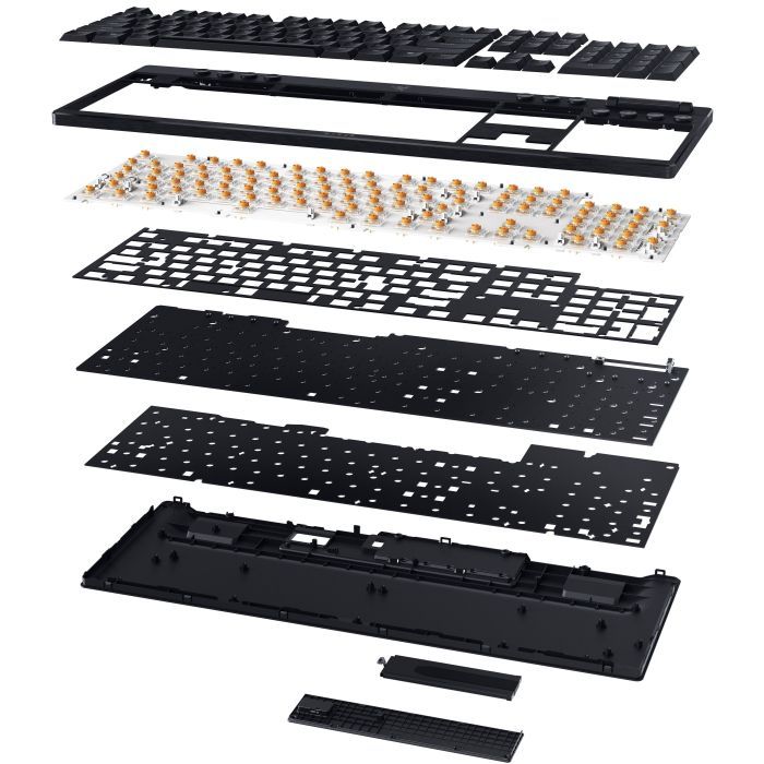 Клавиатура Razer BlackWidow V4 Low-Profile Wireless/Bluetooth/USB Green switch UA Black (RZ03-05270100-R3M1) изображение 9