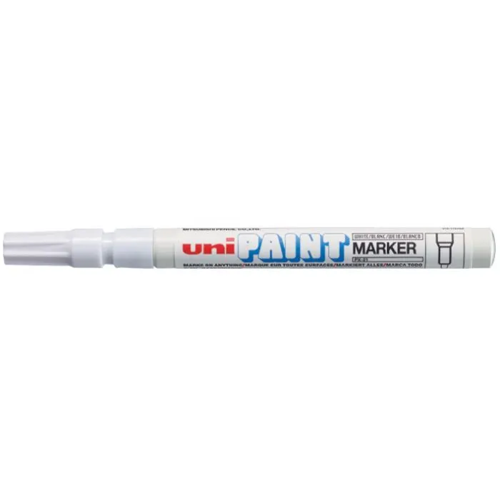Маркер UNI Paint 0,8-1,2 мм, білий (PX-21.White)