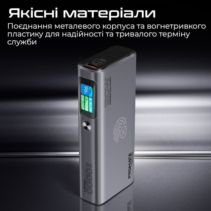 Батарея універсальна Promate 20000mAh 130W (titan-130) зображення 9