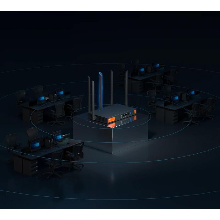 Маршрутизатор Tenda Маршрутизатор TENDA W30E Hotspot AX3000 4xGE (1xGE WAN, 2xGE LAN/WAN, 1xGE LAN) (W30E) зображення 6