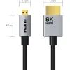 Кабель мультимедійний HDMI micro M to HDMI M 3.0m 8K60Hz Cabletime (CA915880) зображення 3