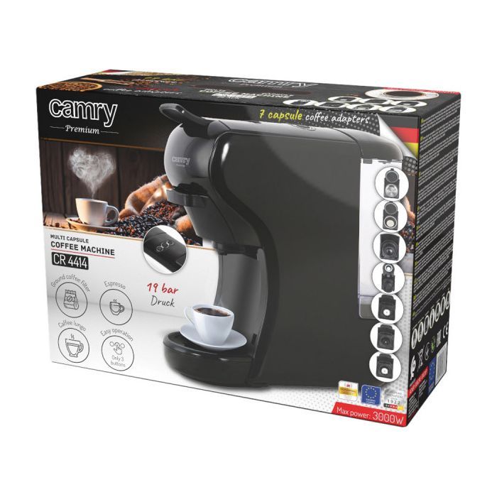 Капсульная кофеварка Camry CR 4414 white изображение 10
