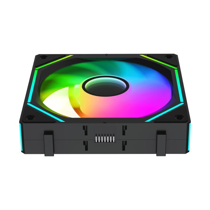 Кулер для корпуса OCYPUS GAMMA F12 UNI BK ARG (GAMMA-F12-BK3AM01U-GL) изображение 3