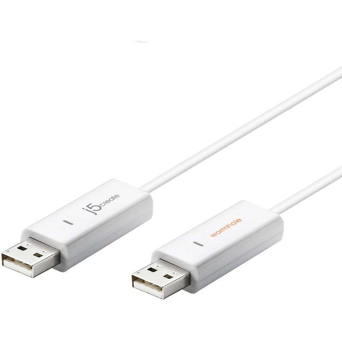Дата кабель USB 2.0 AM/AM 1.8m Windows & Mac J5create (JUC400-N)
