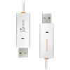 Дата кабель USB 2.0 AM/AM 1.8m Windows & Mac J5create (JUC400-N) изображение 5