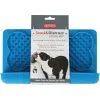 Посуд для собак Dexas Килимок для злизування ласощів горизонтальний (блакитний) (0084297309985) зображення 3