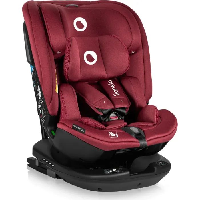 Автокресло Lionelo Bastiaan RWF i-Size Red Burgundy (LO-BASTIAAN RWF I-SIZE RED BURGUNDY) изображение 2