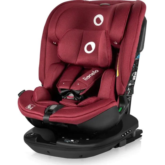 Автокресло Lionelo Bastiaan RWF i-Size Red Burgundy (LO-BASTIAAN RWF I-SIZE RED BURGUNDY) изображение 3