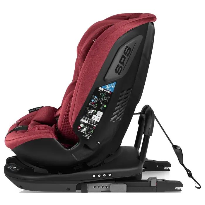 Автокресло Lionelo Bastiaan RWF i-Size Red Burgundy (LO-BASTIAAN RWF I-SIZE RED BURGUNDY) изображение 4