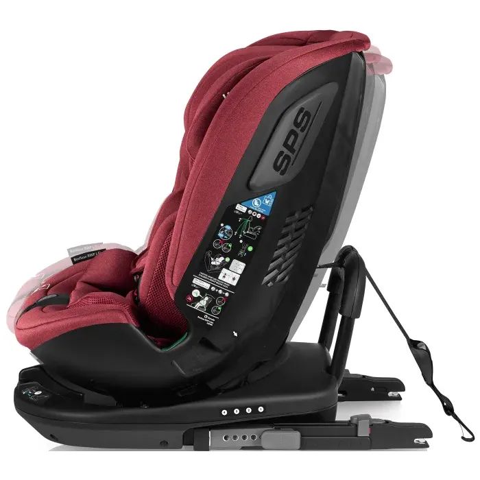 Автокресло Lionelo Bastiaan RWF i-Size Red Burgundy (LO-BASTIAAN RWF I-SIZE RED BURGUNDY) изображение 5