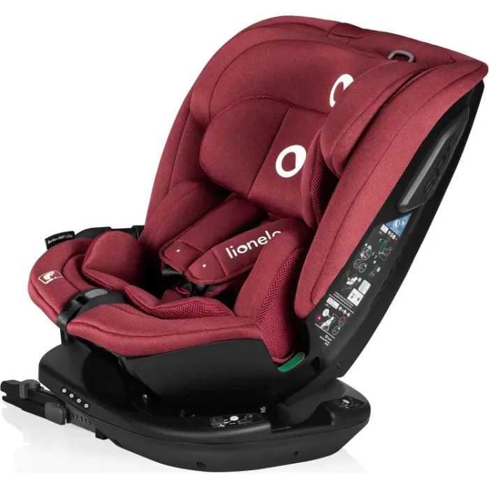 Автокресло Lionelo Bastiaan RWF i-Size Red Burgundy (LO-BASTIAAN RWF I-SIZE RED BURGUNDY) изображение 7