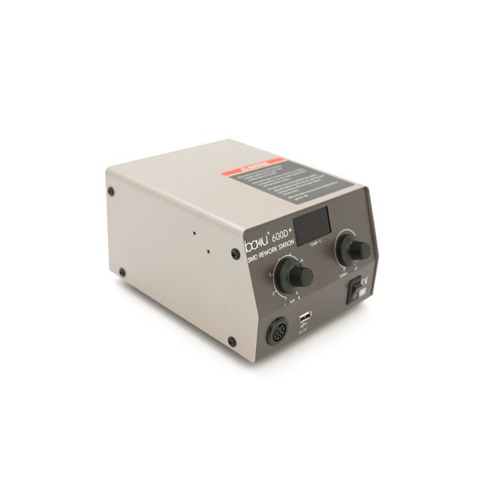 Паяльная станция Bakku BK-600D+ цифровая индикация, фен, паяльник (BK-600D+) изображение 3