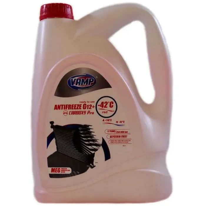 Антифриз ВАМП G12+ Carboxy Pro червоний 5л (11268)