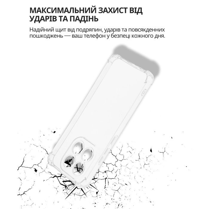 Чохол до мобільного телефона BeCover Anti-Shock Xiaomi 15T Clear (714708) зображення 3