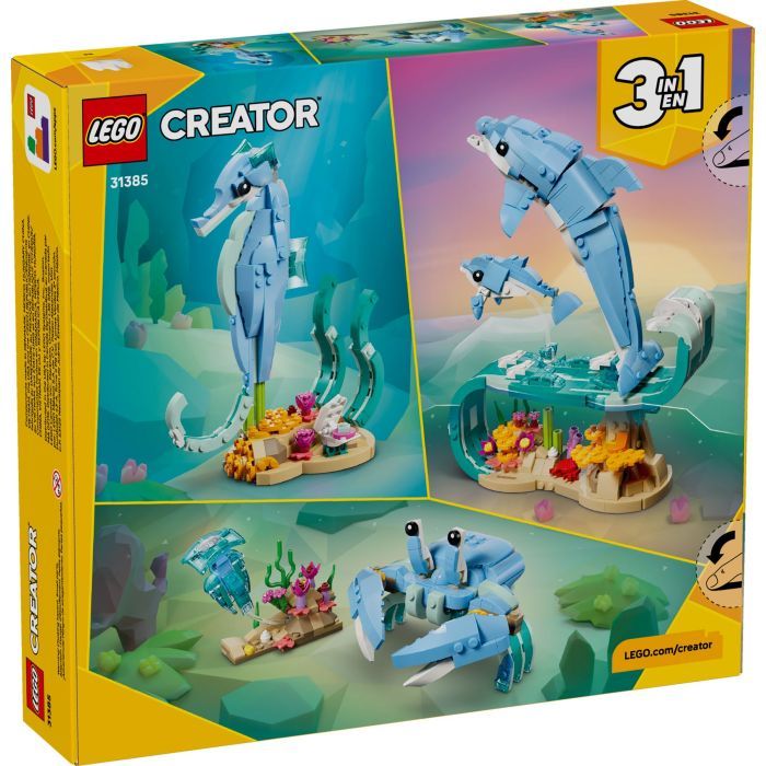 Конструктор LEGO Creator Морские животные: красивые дельфины (31385) изображение 6