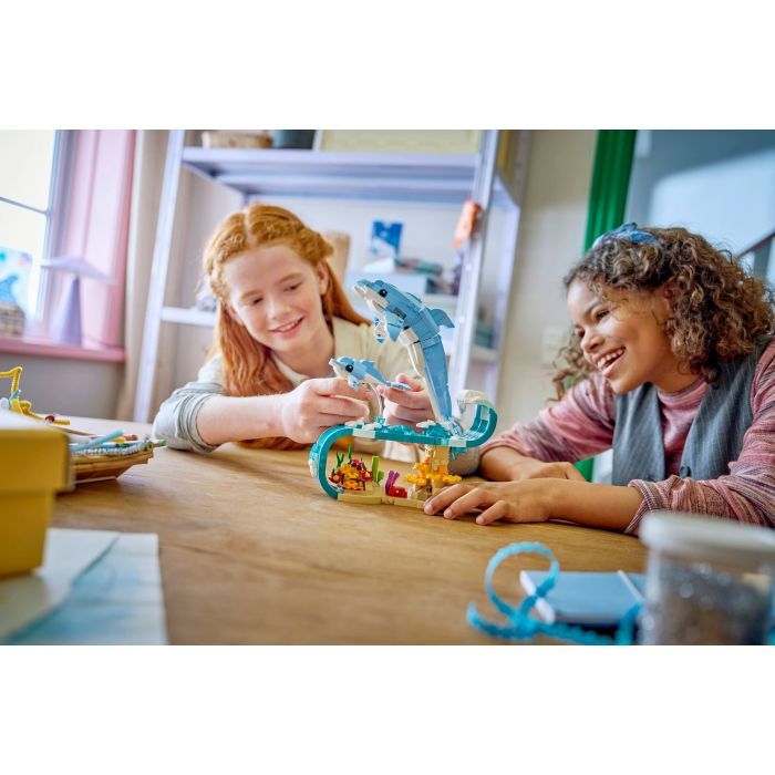 Конструктор LEGO Creator Морские животные: красивые дельфины (31385) изображение 9