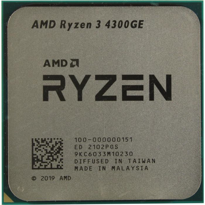 Процессор AMD Ryzen 3 4300GE (100-000000151)