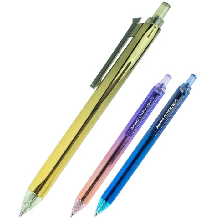 Ручка гелева Axent Starlight 0,5 мм, синій (AG1127-02-A)