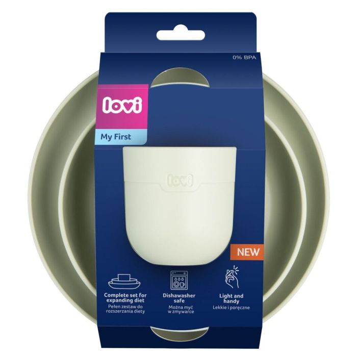 Набор детской посуды Lovi з кружкою Pistachio (21/533_gre) изображение 9