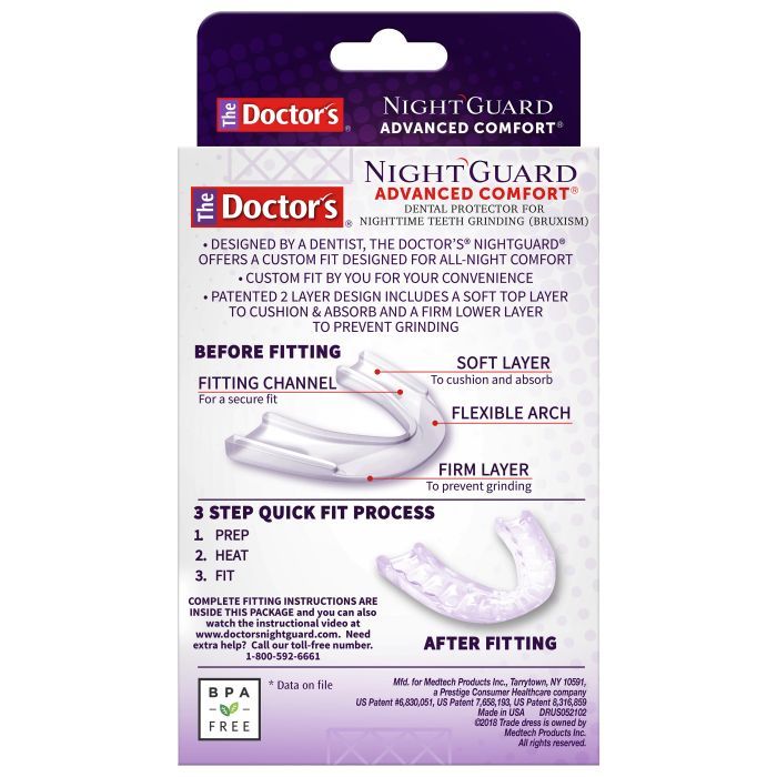 Стоматологическая капа The Doctor's Ночная Повышенный комфорт (042037799229) изображение 2