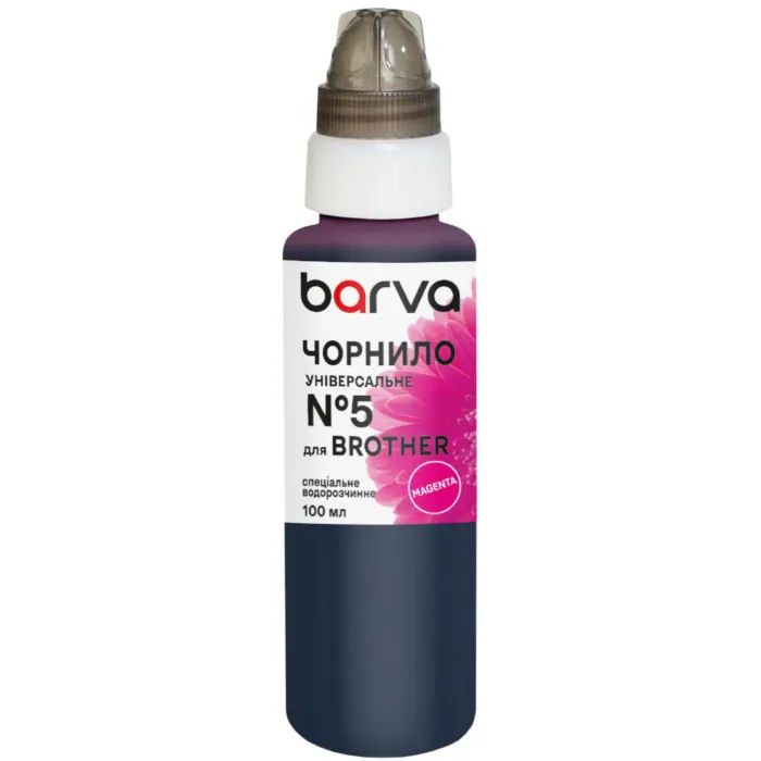 Чернила Barva Brother universal 5 100 мл, magenta (BU5-481e)