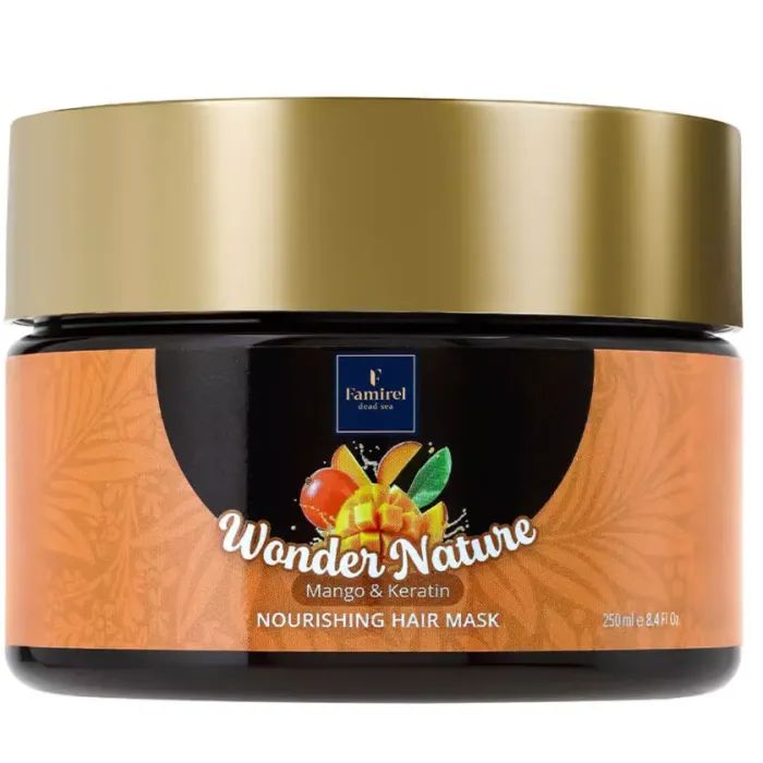 Маска для волос Famirel Wonder Nature Манго Кератин Питательная 250 мл (7290114087315)