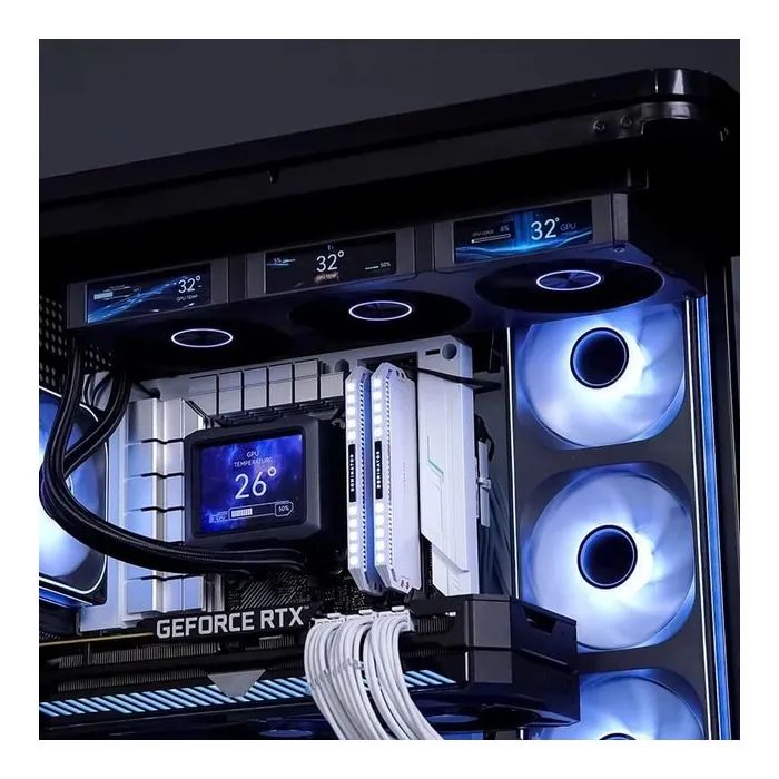 Система жидкостного охлаждения JONSBO ZC-360W White изображение 11